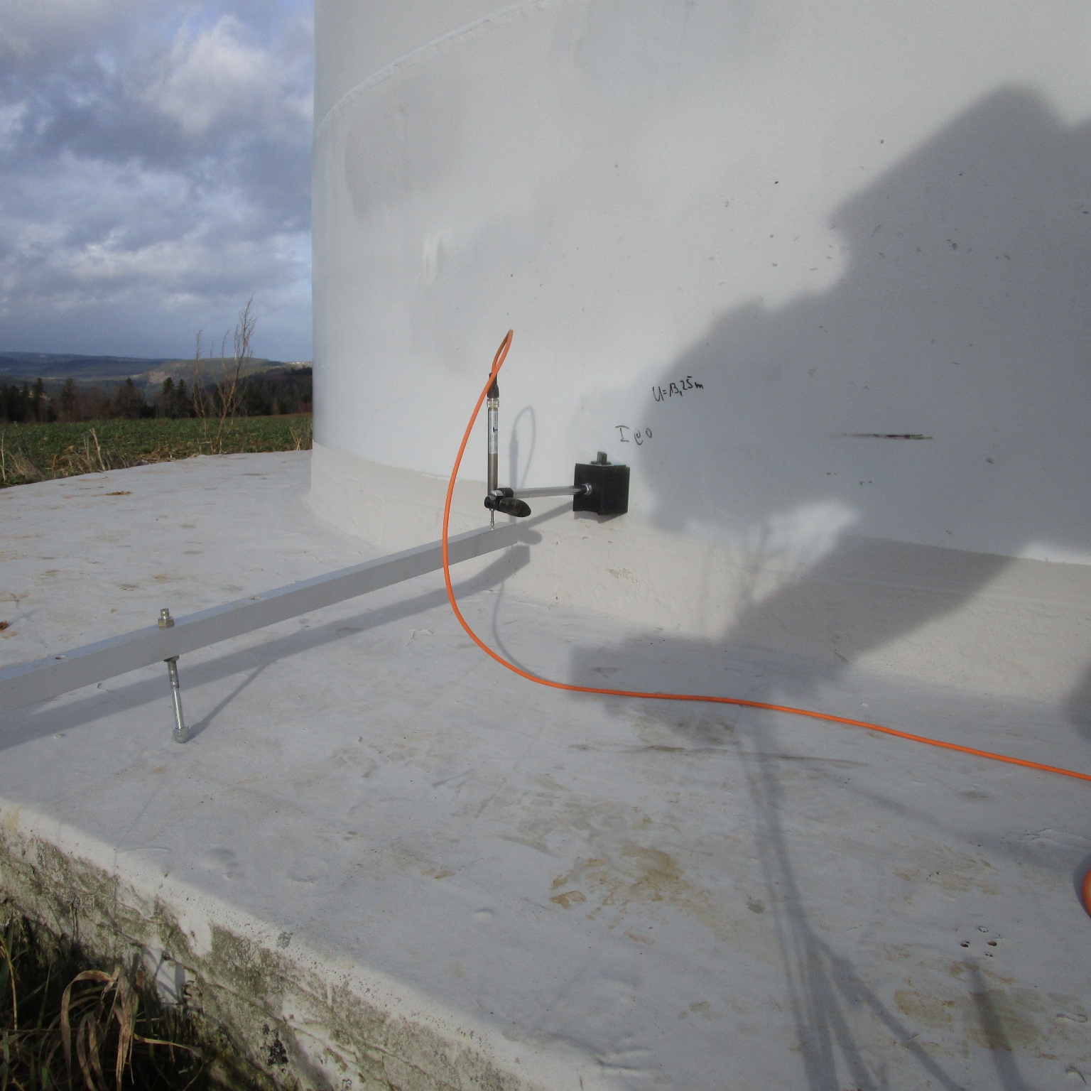 Inspektion des Turmsockels bei einer BPW eines Windrades ausgeführt durch energieprofile Ingenieurbüro Memmingen